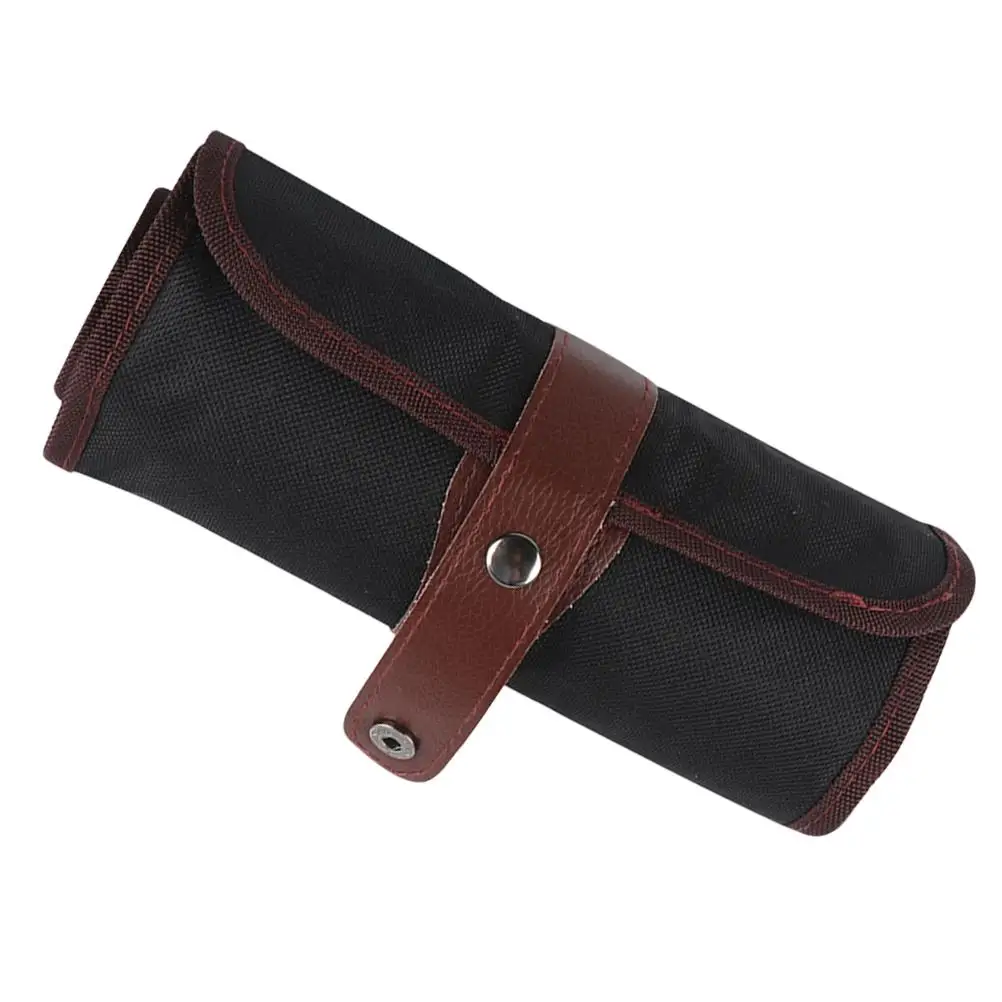 

36 Holes Colored Pencil Bag Fabric Canvas Pen Case Drawing Brush Storage Black Student School Large Capacity