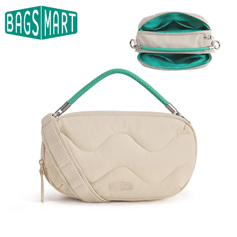 BAGSMART Crossbody Bag for Women Soft Lightweight Shoulder Bag Detachable Strap Casual Daily Dating Travel Small Handbag
