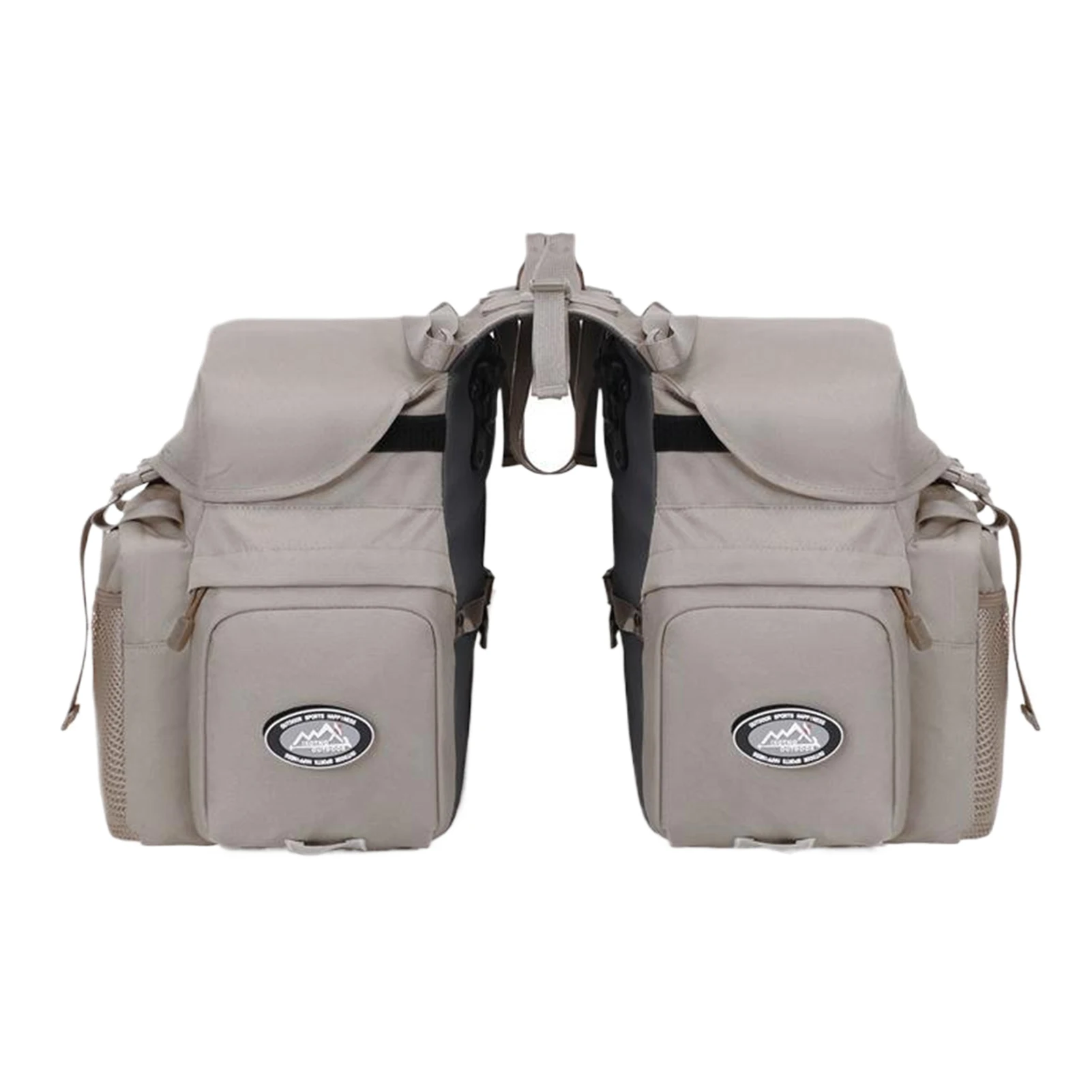 

Прочная льняная сумка для горного велосипеда Прочная установка Полные функции для задней стойки Простота установки Кофейный цвет