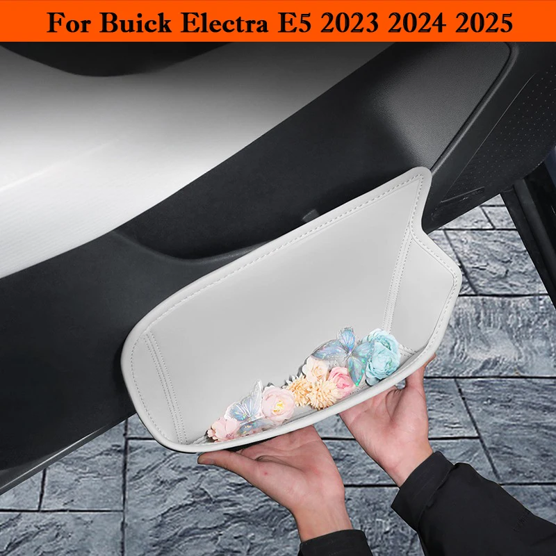 For Buick Electra E5 2023-2025 Car Door Slot Protective Pad Leather Waterproof Glove Box Mat Storage Barrel Interior Accessories