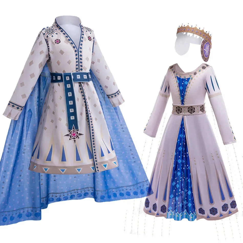 Festival Kids Cosplay King Spanish Court Prince Queen Wish Costume for Boy Girl Outfits Cloth Children Clothing Sets Queen Robe