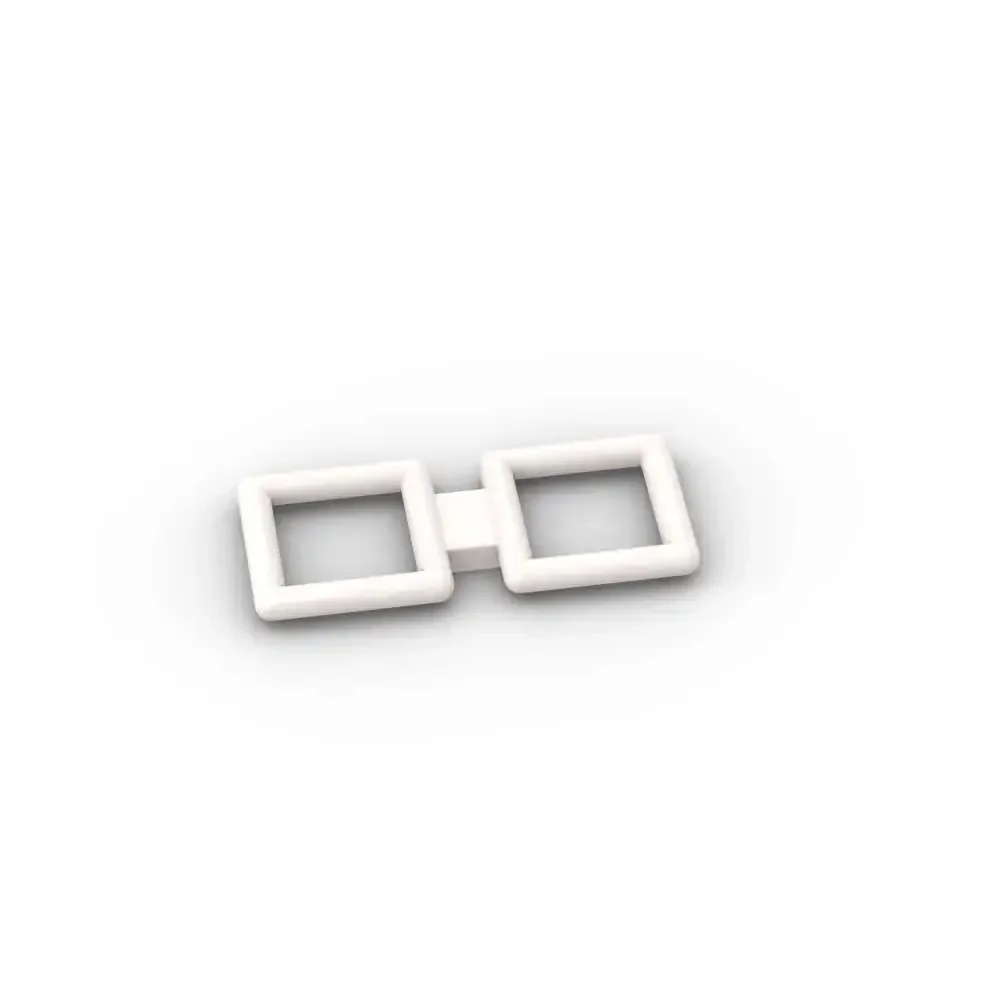 MOC 10 個交換可能な 35366 ヘッドズメガネキャラクターブリックバー 2 つの正方形ブロック魅力的なおもちゃ大人子供特別な日のギフト