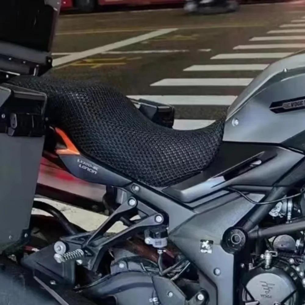 Para voge loncin 300ds motocicleta favo de mel almofada respirável capa de assento protetor sela para voge 300ds
