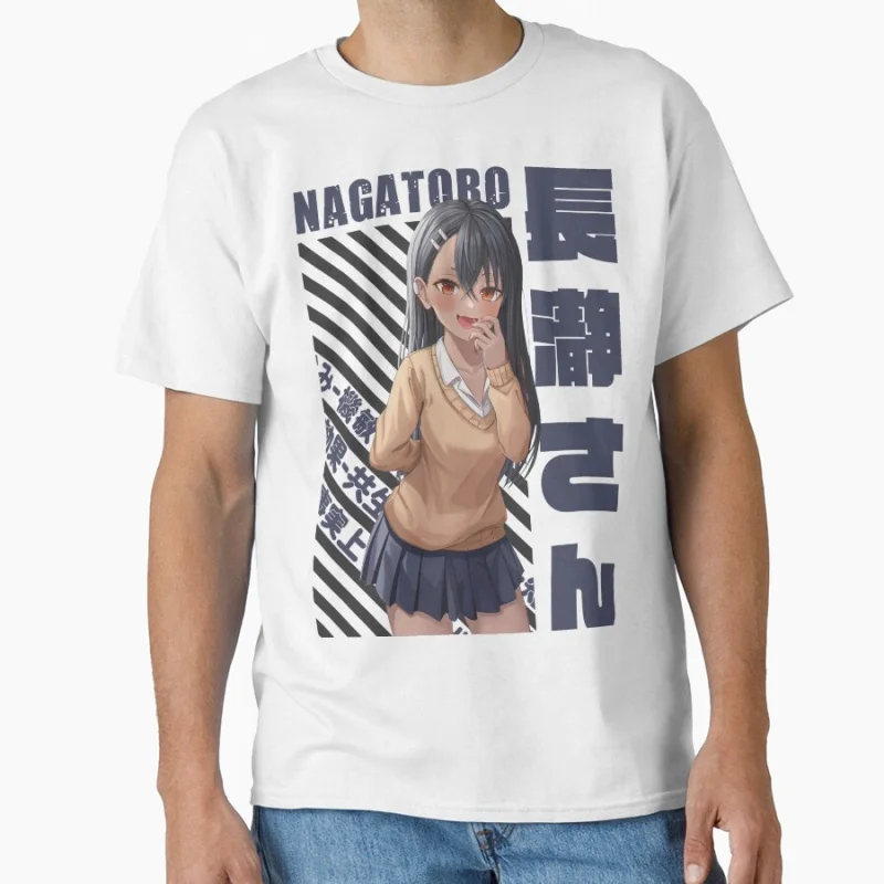 تي شيرت Ijiranaide، Nagatoro-san، Dont Toy With Me أنيمي تي شيرت للرجال مقاس كبير ملابس مانغا جرافيك مطبوعة Y2k تي شيرت كارتوني #2