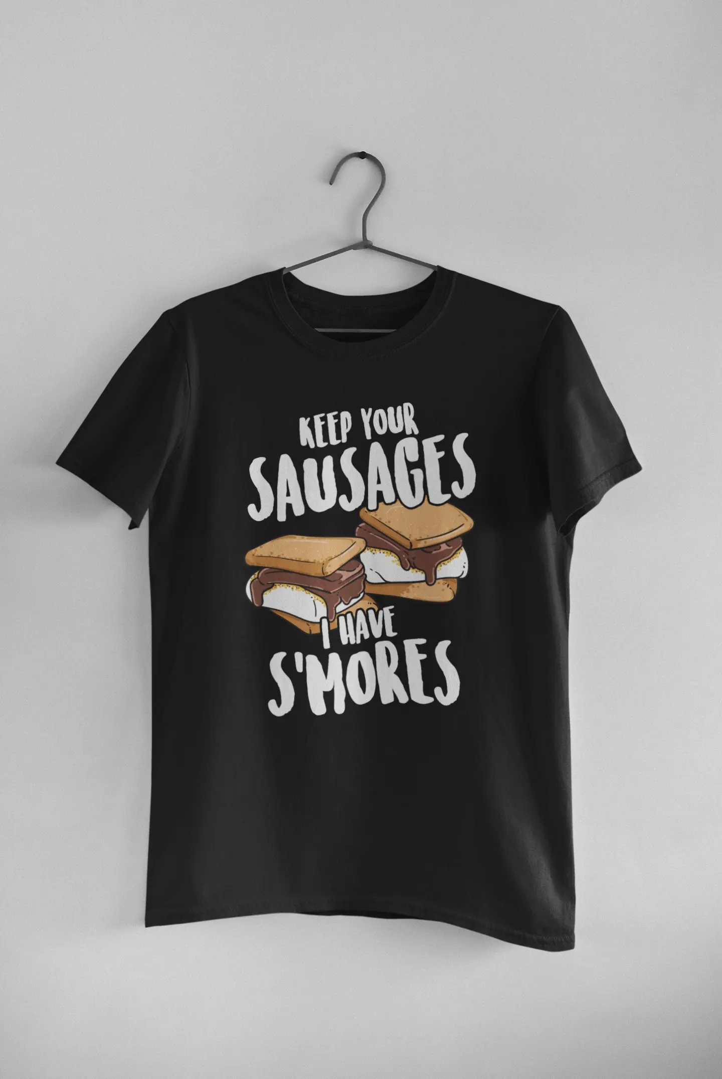 Smores Camp T Shirt Camping Lover Fire I Have S'Mores