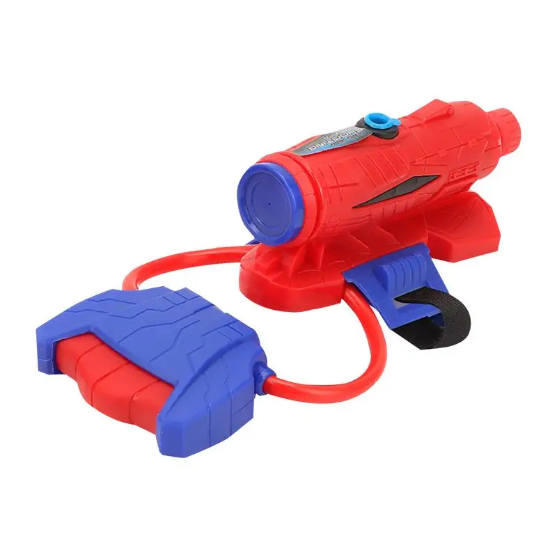 

Wrist Water Sprayer Set Red Spider Water Shooters With Wrist Button Powerful Cosplay Water Games Toy For Outdoor Fun