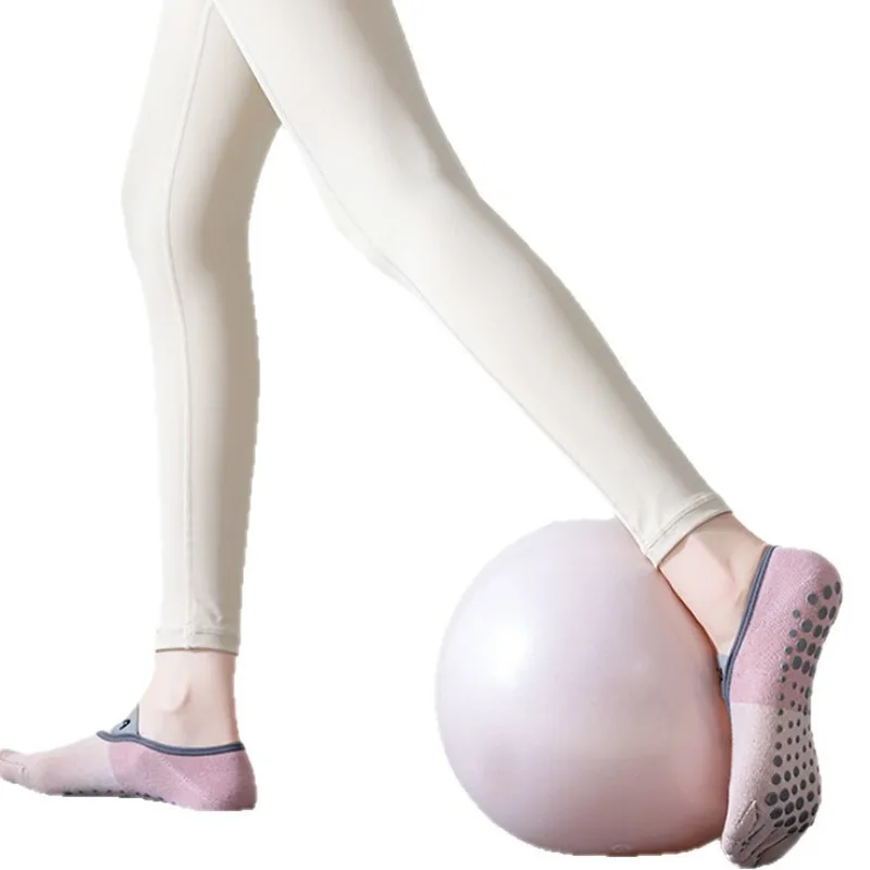 전문 피트니스 미끄럼 방지 요가 필라테스 양말, 얇고 땀 흡수, 발가락 가방 스포츠 양말, 다섯 손가락 양말