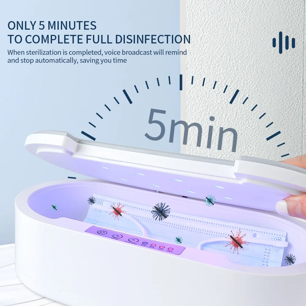 UV Nail Manicure Make up Tool Sterilizer Disinfection Box Ultraviolet Light Disinfection Aromatherapy Device For Jewelry Glasses