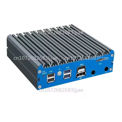 G48S Alder Lake N100 Soft Router Mini PC with DDR5 8GB RAM 256GB NVMe SSD 4*2.5G LAN I226 pfSense Firewall ESXI AES-NI
