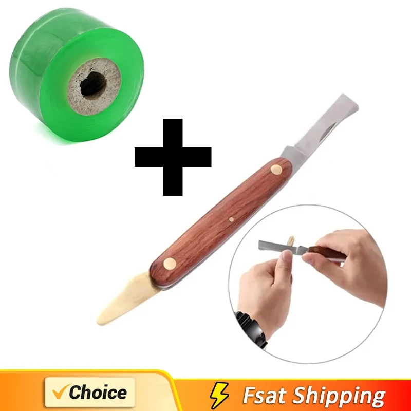 

Stainless Steel Grafting Knife Single Open Folding Knife for Garden Grafting Fruit Tree Bud Grafting Garden Plant Pruning Tools