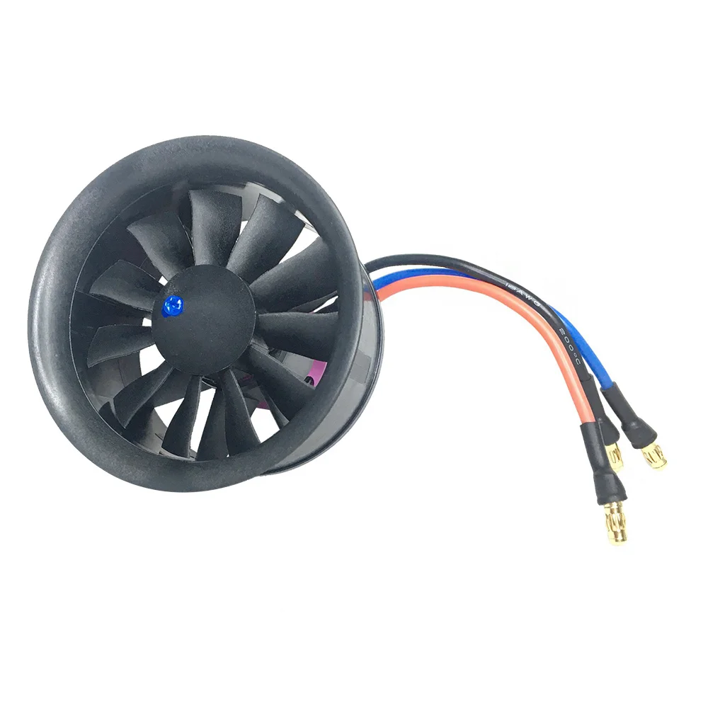 Hélice de Ventilateur Souterrain 3S 11 avec Moteur Sans Balais, Pièces de Rechange pour Modèle d'Avion et Drone RC à Jet, 50mm, 4900KV