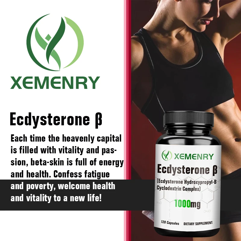 Ecdysterone Capsules - Build Muscle Mass, Promote Fat Burning and Metabolism, and Enhance Immunity