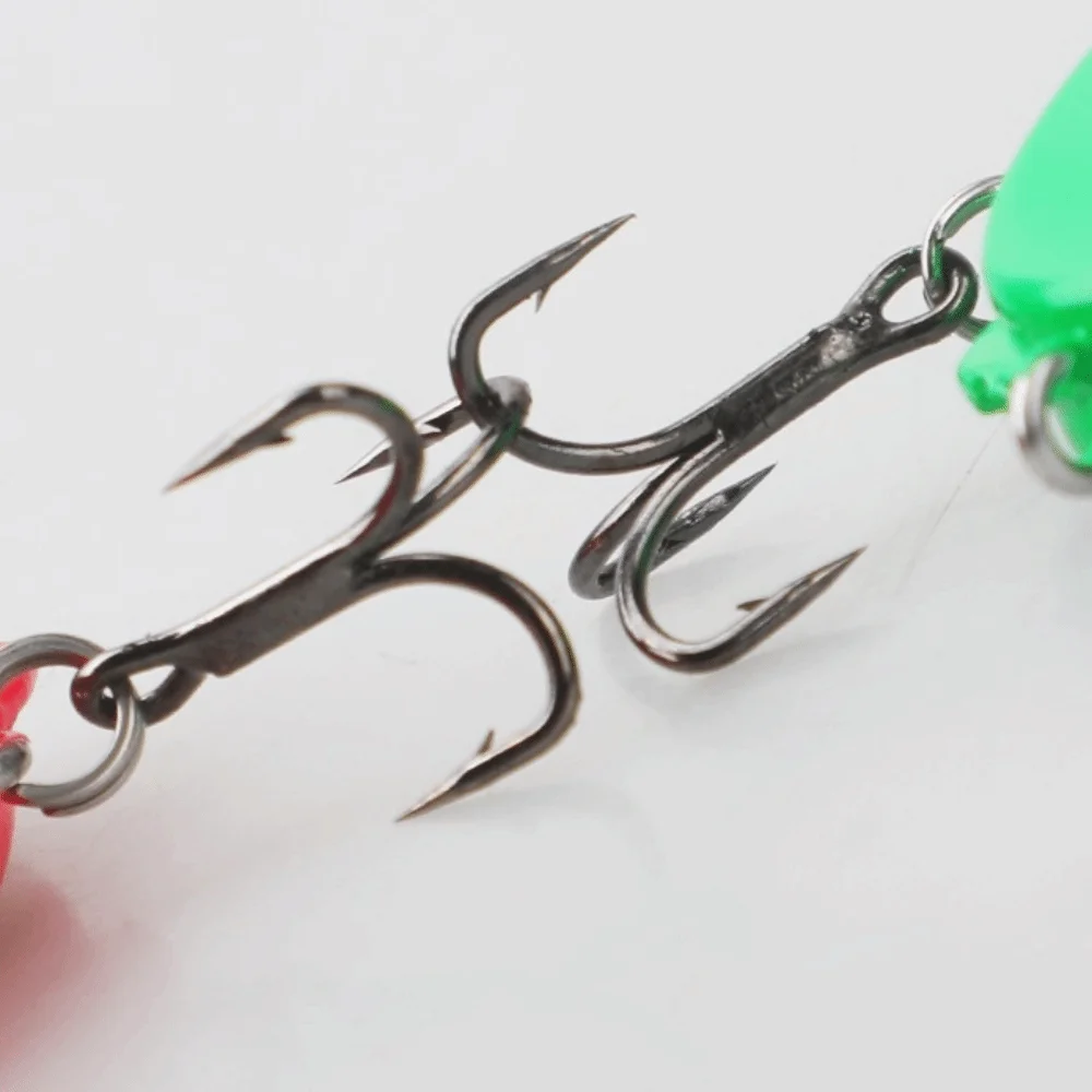 Slow-Sinking Pencil Lure Two-Segment 6cm Length Swimming Lure 6.5g Weight Double Hooks Multi-Segment Lure Saltwater Fishing