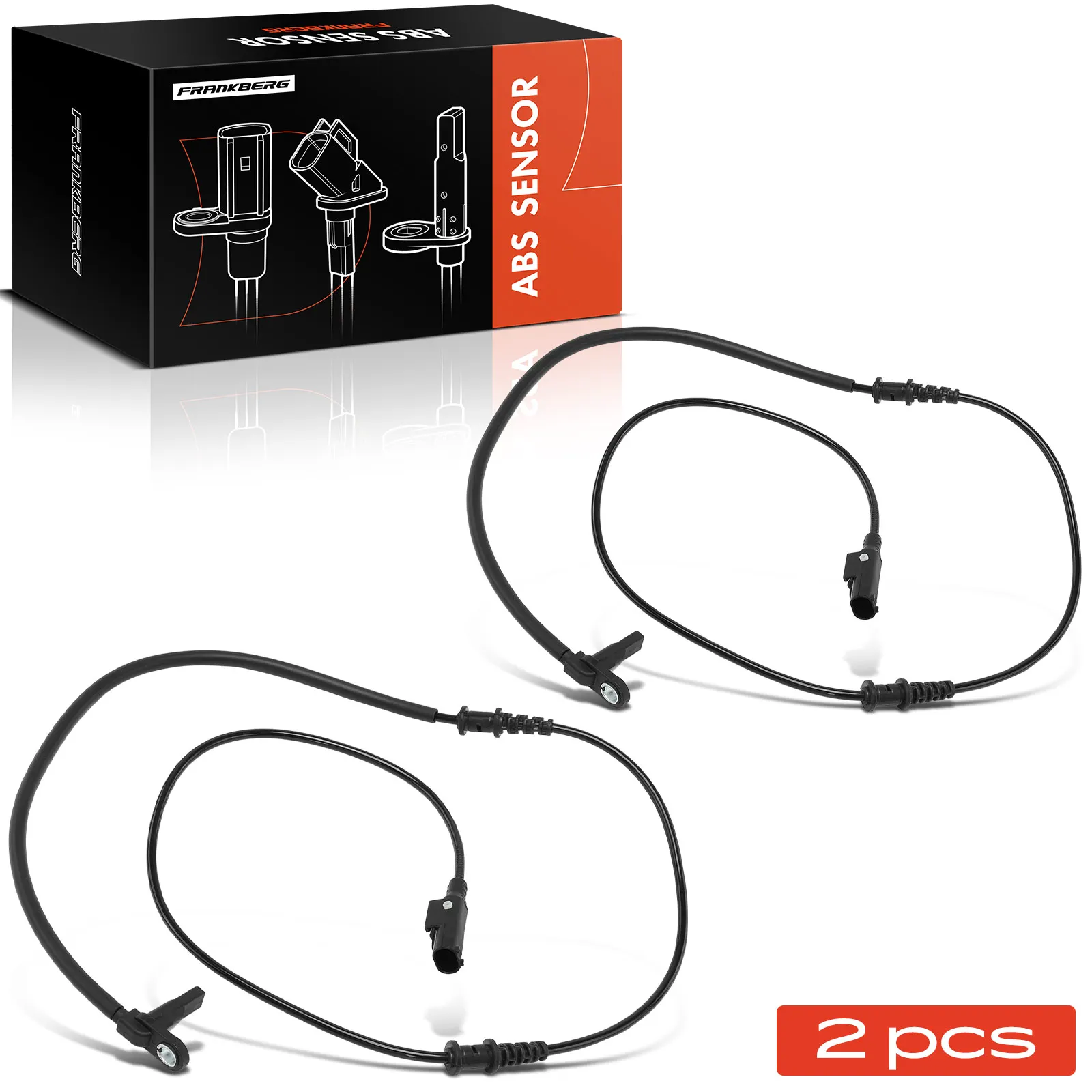 Frankberg 2x ABS Sensor Vooras Links Rechts voor Mercedes-Benz W202 S202 C208 A208 R170 1.8L 2.2.2L 1993-2004 4479059601