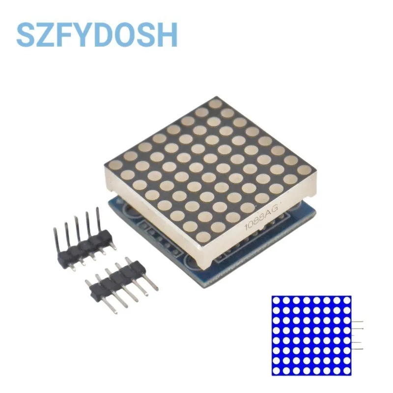 MAX7219 dot matrix module microcontroller module display module finished goods for stm raspberry pi UNO-R3