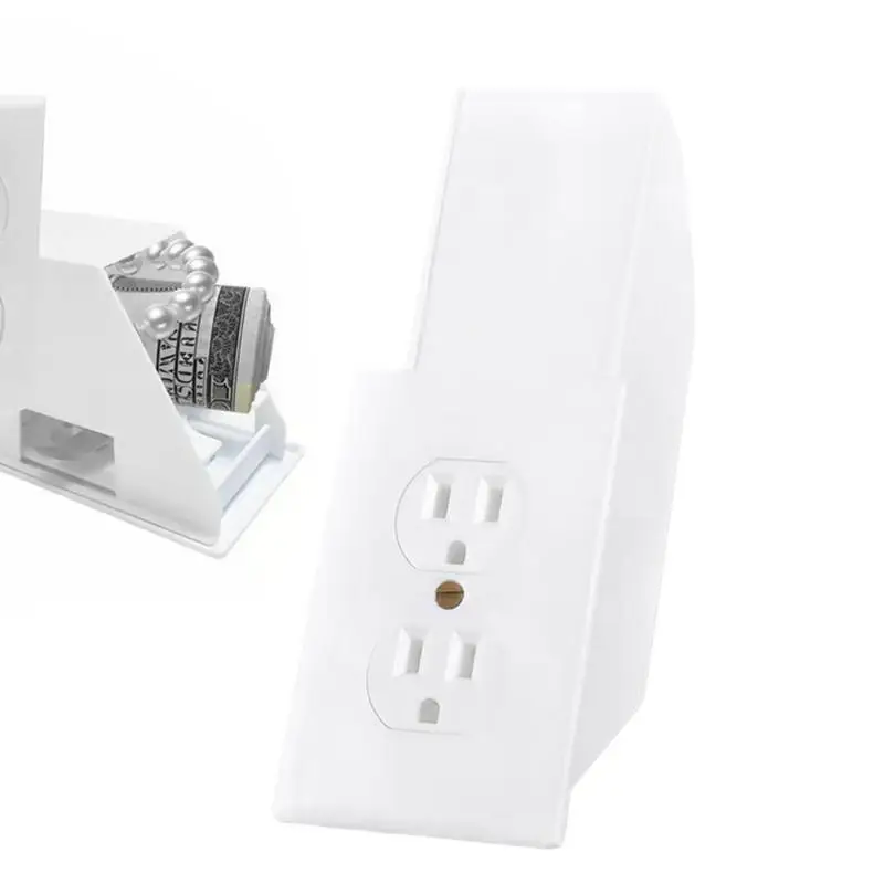 Outlet Safe Wall Socket Storage Solution with Key Lock Versatile Practical Secure Hiding Places Wall Money Hiders for Cash