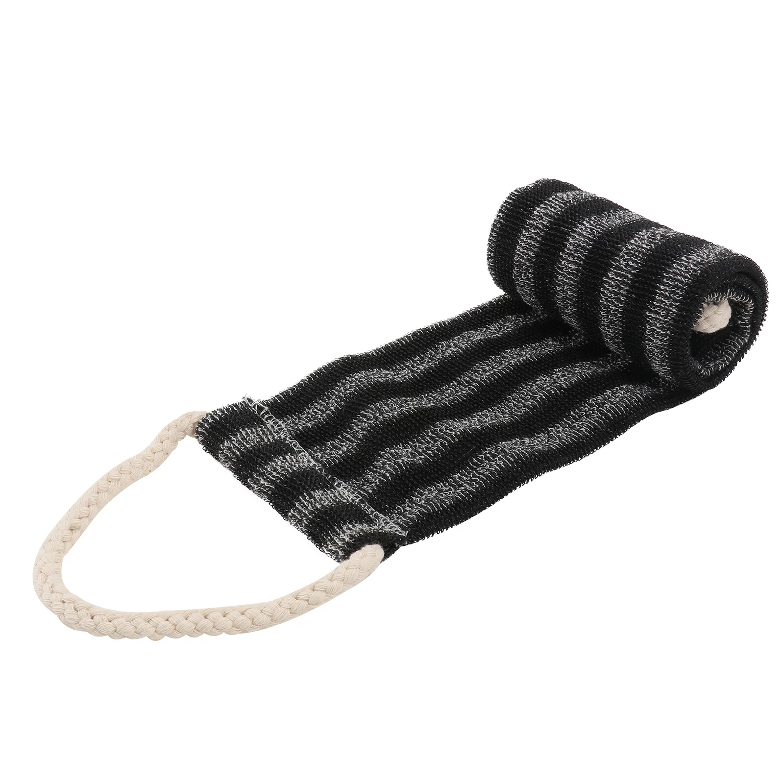 

1pc Extra Long Bath Towel Body Cleaning Scrubbers Stripe Shower Scouring Towel Durable Bathing Body Brush Hanging Rope