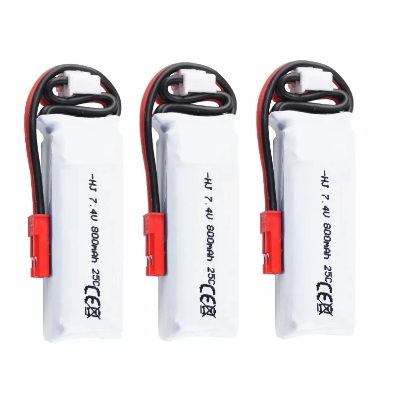 Batería Lipo 7.4V 400mAh Para WLtoys P929 P939 K979 K989 K999 K969 – Ligera Con Protección De Seguridad