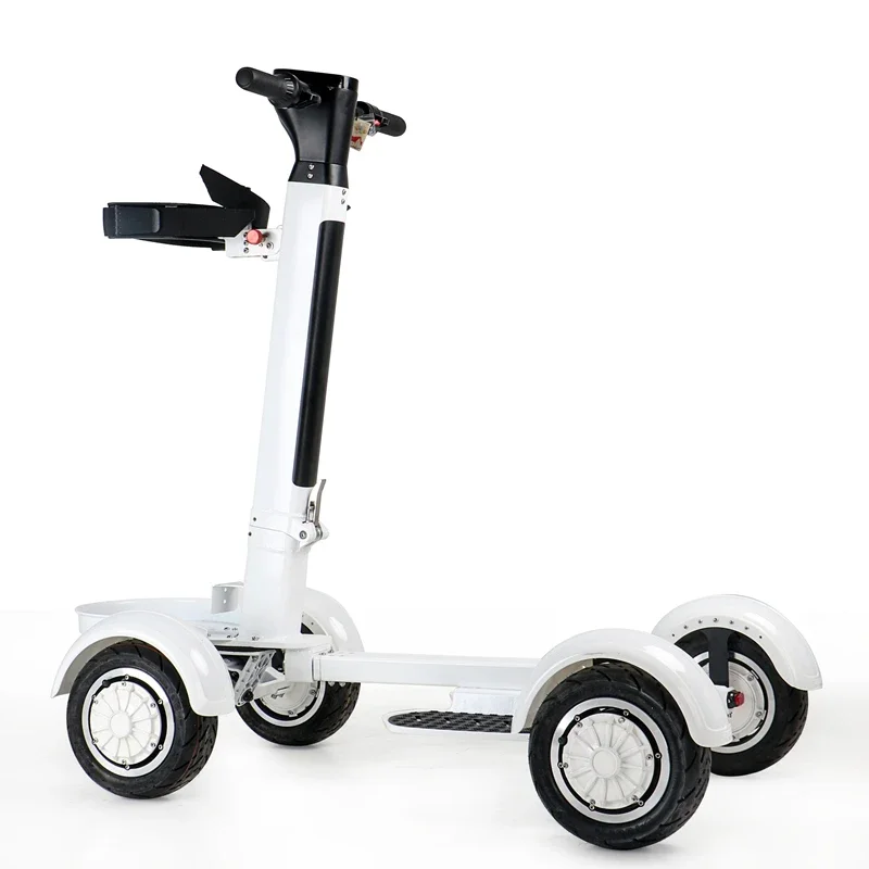 

Electric golf cart four-wheeled adult scooter foldable small double drive course playing artifact