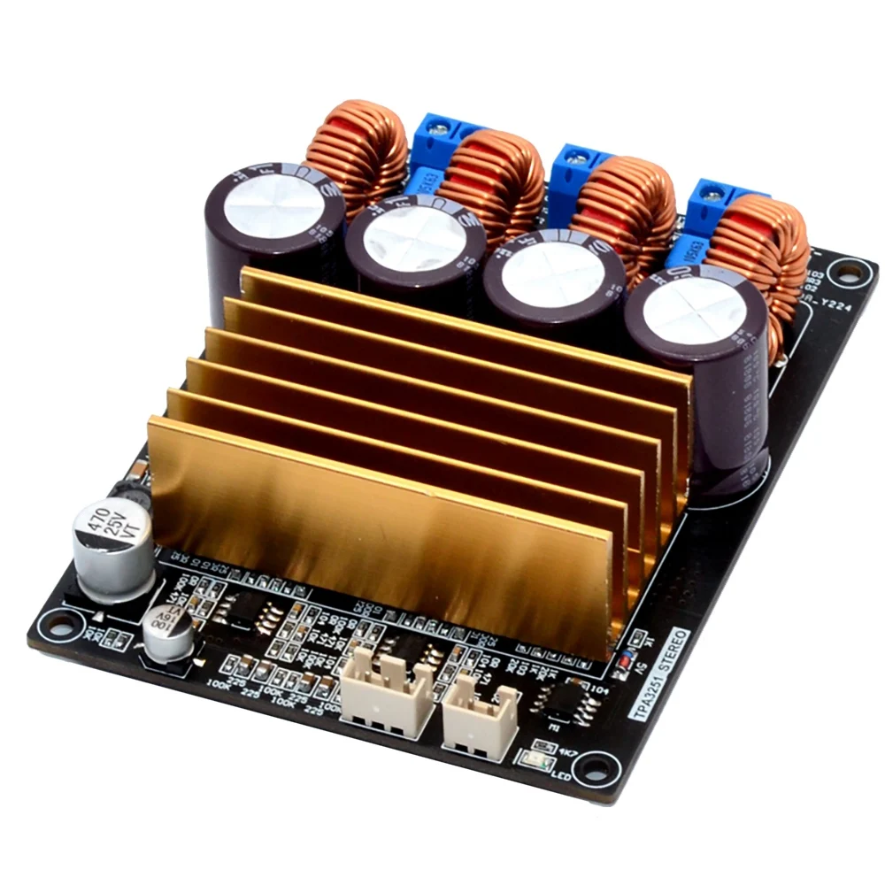 TPA3251 Dual Channel Digital Power Amplifier Board 175W+175W