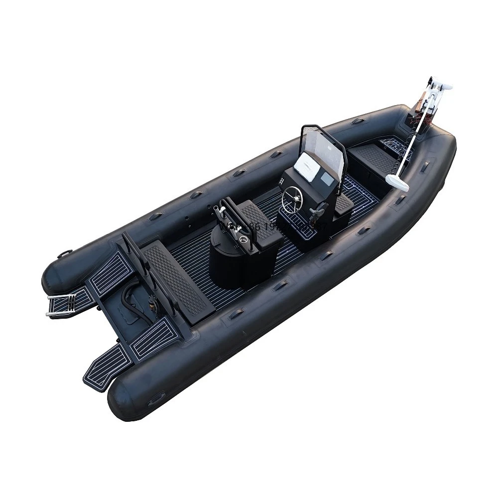 Factory Price High Speed Rib Boat with Outboard Motor Jet Boat Engine