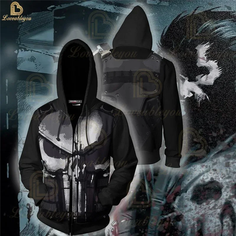 Dis The End Game Super Hero Cosplay Costume Men Women Sweatshirt Boys Girls Zipper Hooded Sweatshirt Jackets