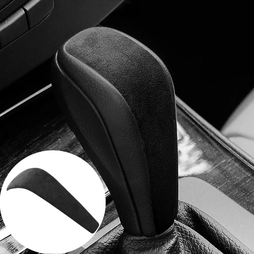 Suede Gear Shift Knob Handle Cover Sticker Interior Trim for BMW 3 Series E91 E90 E92 E93 2006-2012 Z4 E89 Tuning Accessories