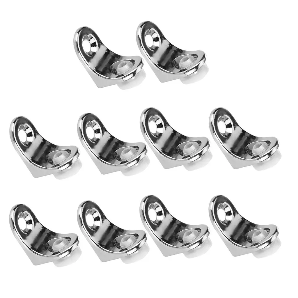 

10-way glass rack right angle fixing clip bracket with suction cup 17x13 20mm