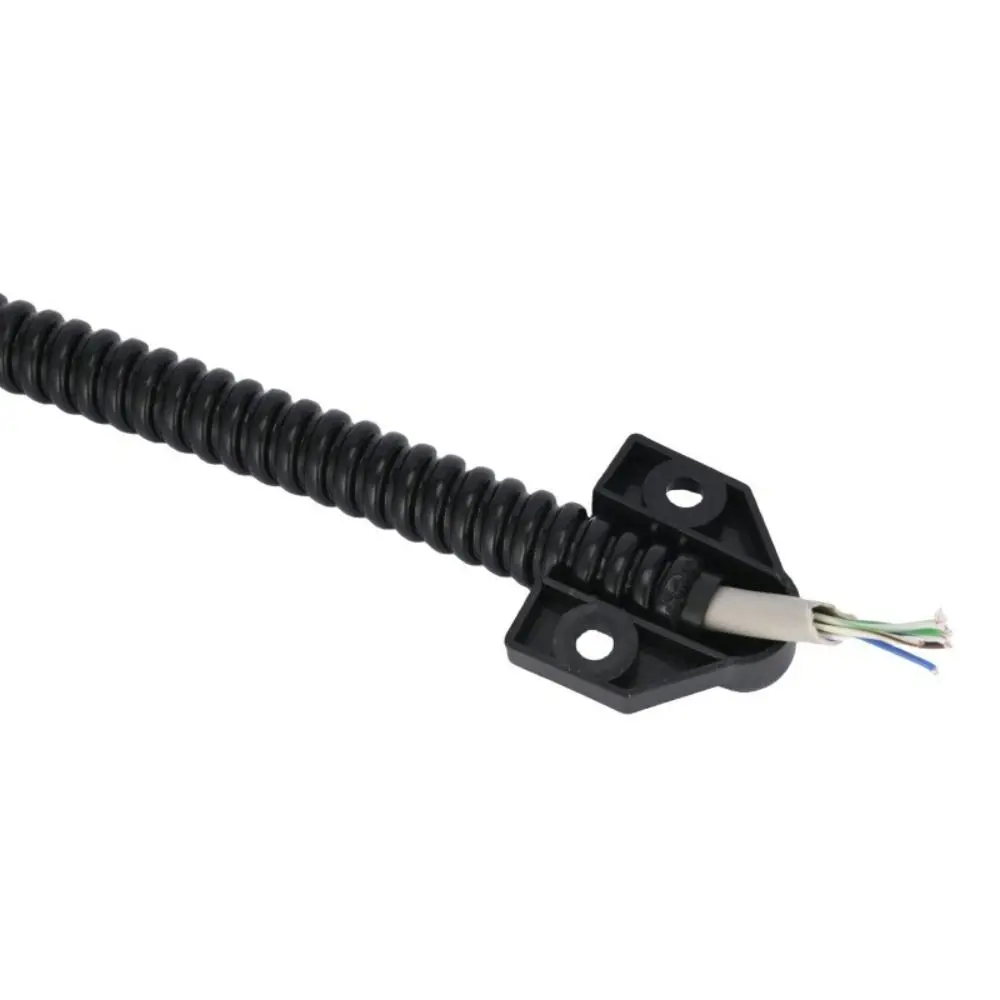 

Stainless Steel Access Control Cable Anti-pinch Exposed Mounting Wire Loop Armored Cable Metal Head Cable Protector