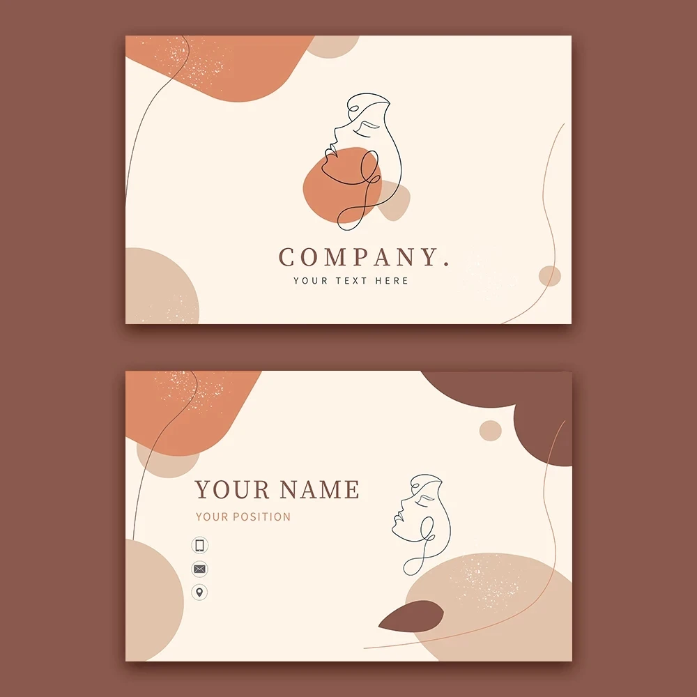 

5x9cm Custom Coated Paper Business Cards Logo Printing Thank You Cards for Small Business Printer Personalized Stationery