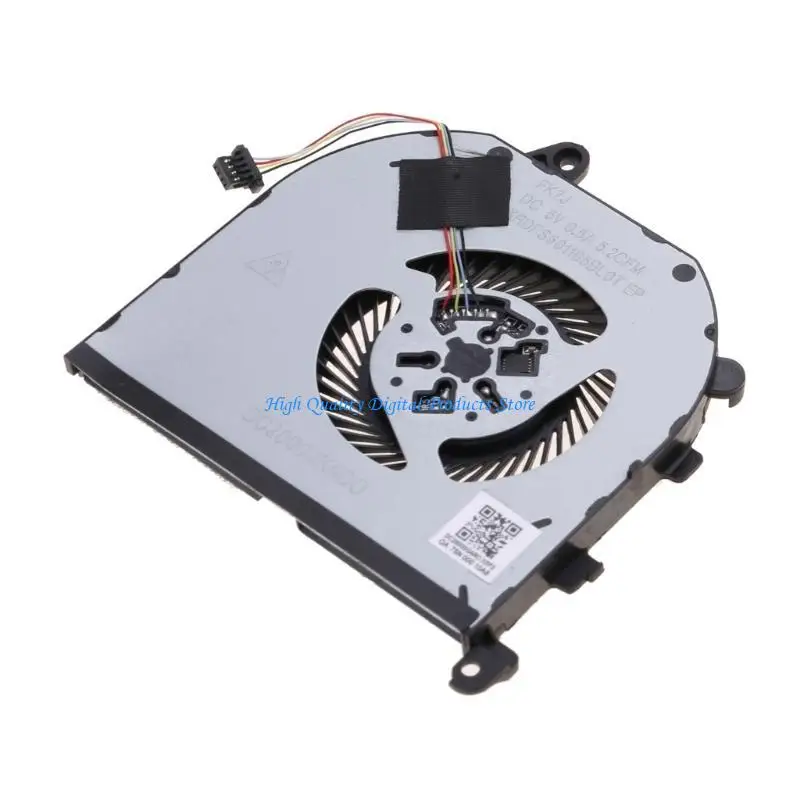 Laptops U2JE Ventilador resfriamento silencioso CPU GPU Cooler para precisão XPS 15 9570 Parte reparo