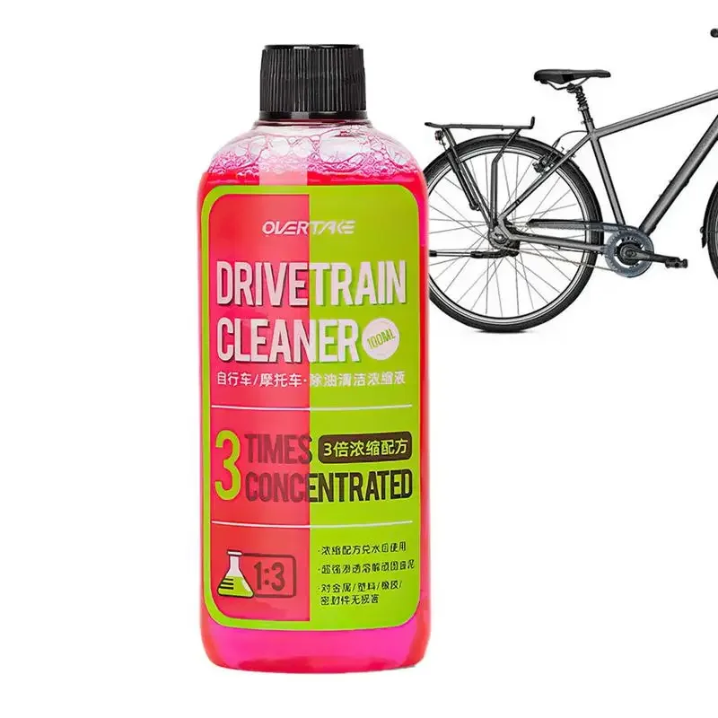 Limpiador de cadena de bicicleta, desengrasante líquido de mantenimiento, Spray, 100ml