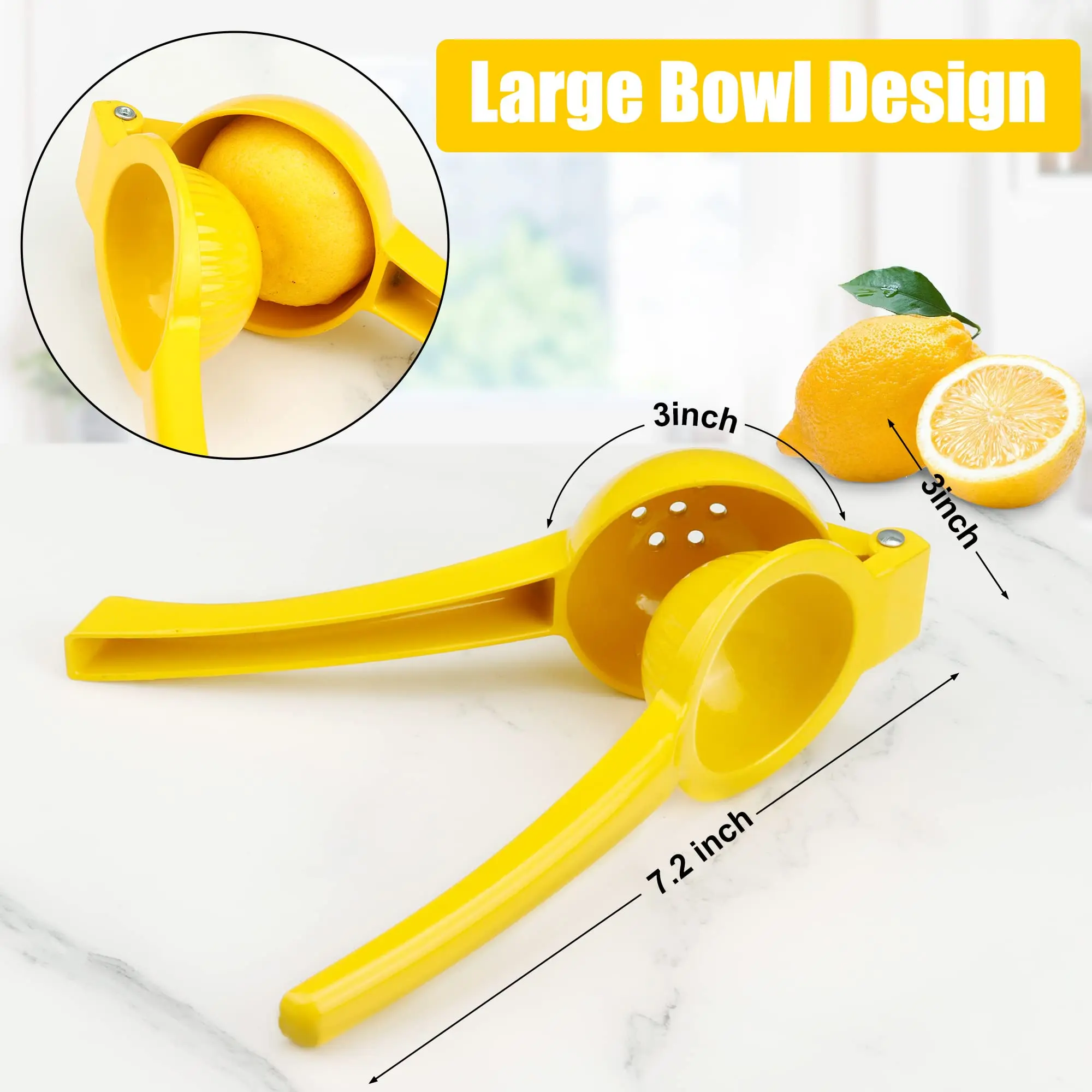 Lemon Squeezer Kitchen Tool Suitable For Citrus Lemon Can Be Washed With A Dishwasher Metal Manual Juicer Lemon and Lime Juicer