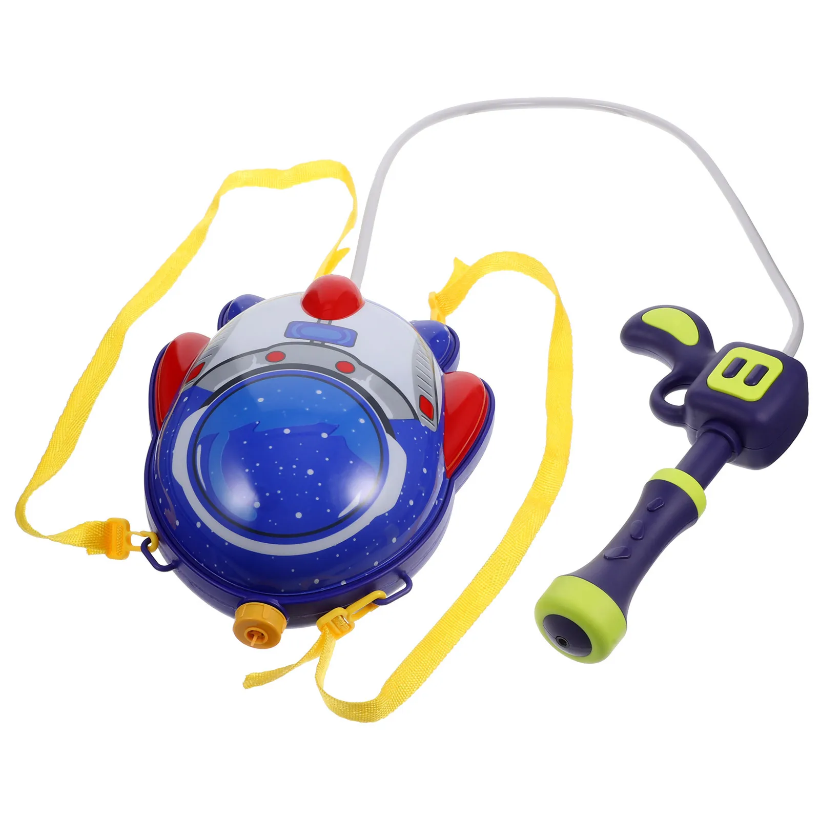 1Set Adjustable Strap Backpack Water Blue Cartoon Pattern Pool Beach Outdoor Kids Summer Fun Play Backpack Water