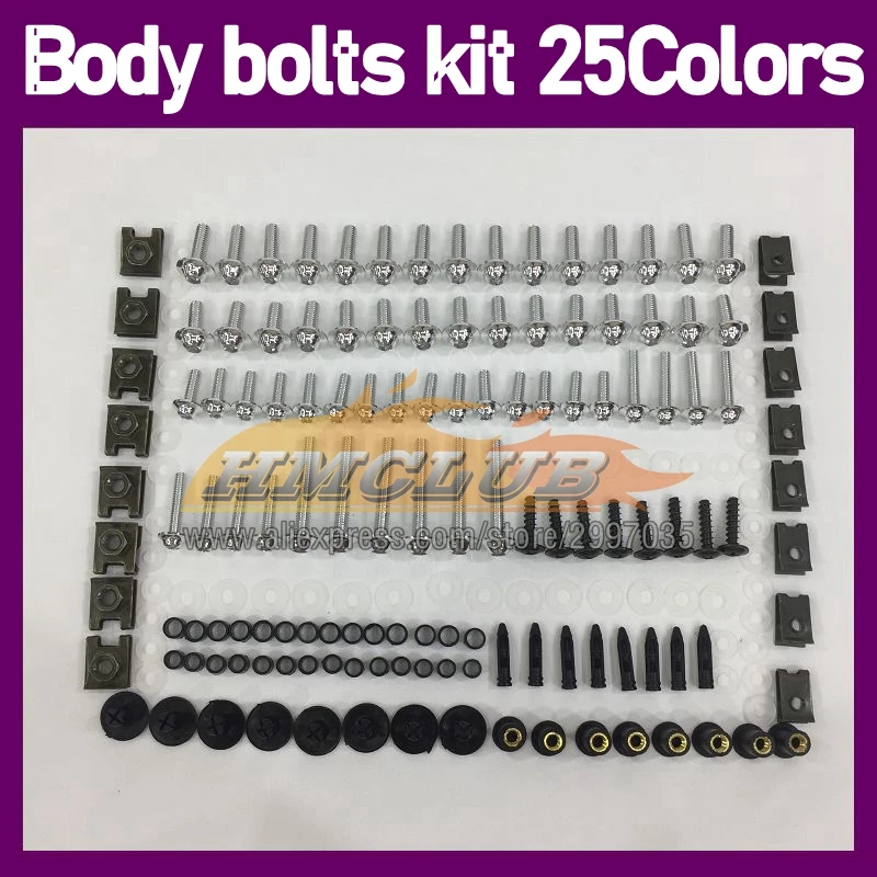 268PS Body Bolt Screw Nuts For KAWASAKI NINJA ZX14 R ZX 14R 14 R ZX-14R ZX14R 06 07 08 09 10 11 Fairing Bolts Full Screws Kit