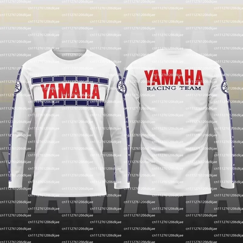 2026 Yamaha Motorcycle Men Long-Sleeve T-Shirt Quick-Drying Riding Suit Loose Fit Plus Size Quick-Drying Off-Road Training Suit