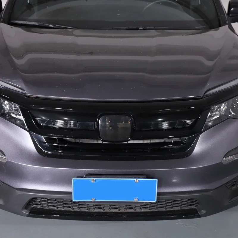 Gao Ruying For Honda Pilot 2016-2022 ABS Black Car Front and Rear Logo Protection Cover Trim Sticker Car Accessories