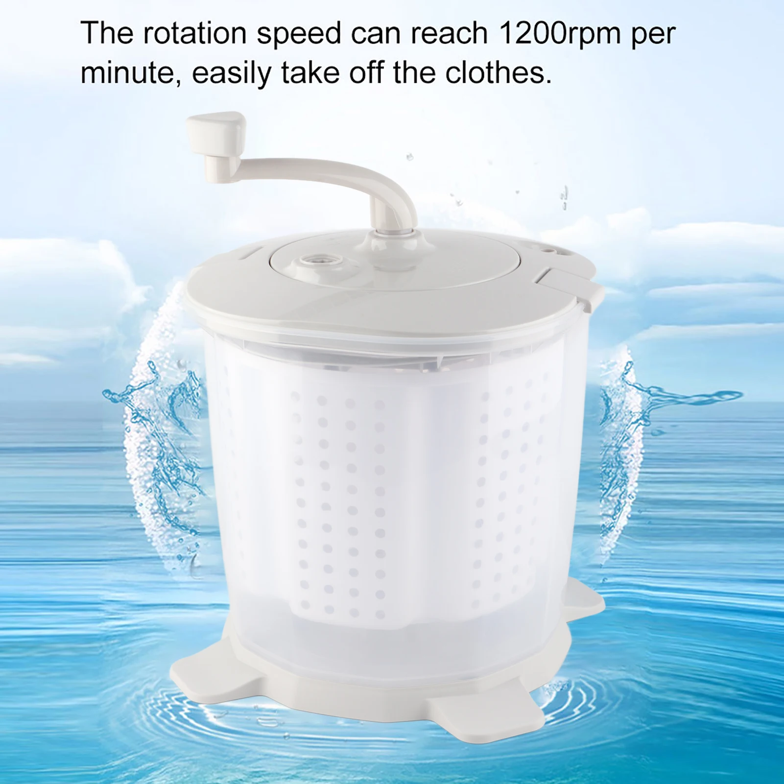 

Laundry Washer Mini Portable Manual Washing Machine Underwear Laundry Washer for Home Dormitory Gray Washing Machine