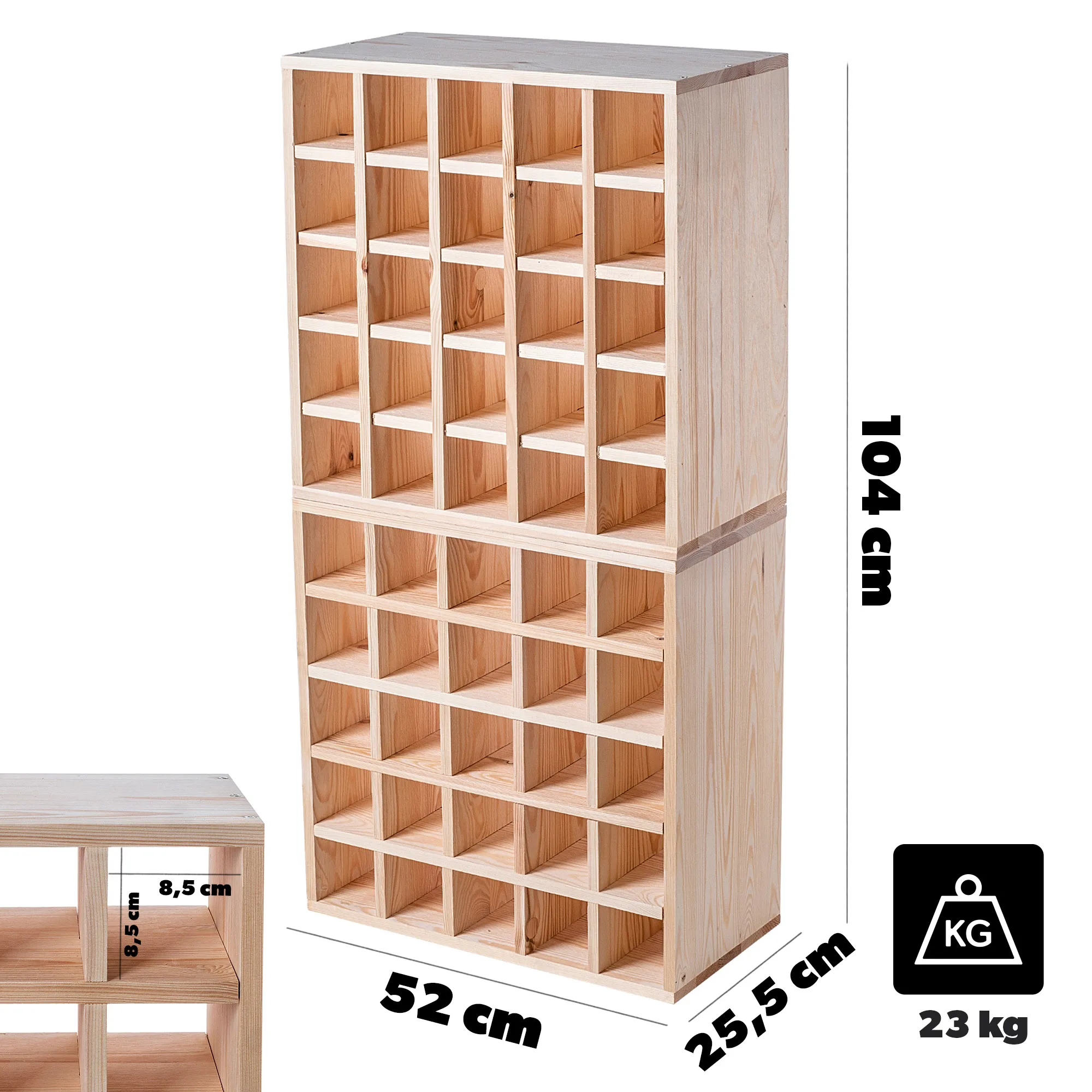 خزانة كتب النبيذ من كاداكس، صندوق شطرنج خشبي شفاف برونزي، 2 قطعة #2