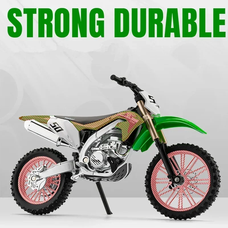 1:12 KX450 오프로드 오토바이 합금 모델 시뮬레이션 다이캐스트 스트리트 크로스컨트리 오토바이 모델 어린이 선물