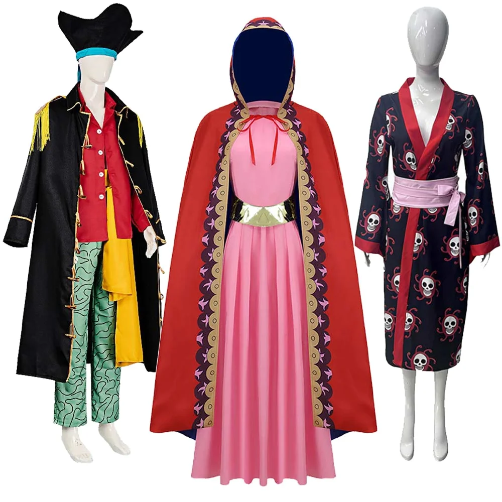 Disfraz de Boa Hancock, disfraz de princesa Vivi, disfraz de pirata para adultos, disfraz de Halloween, carnaval, disfraz elegante