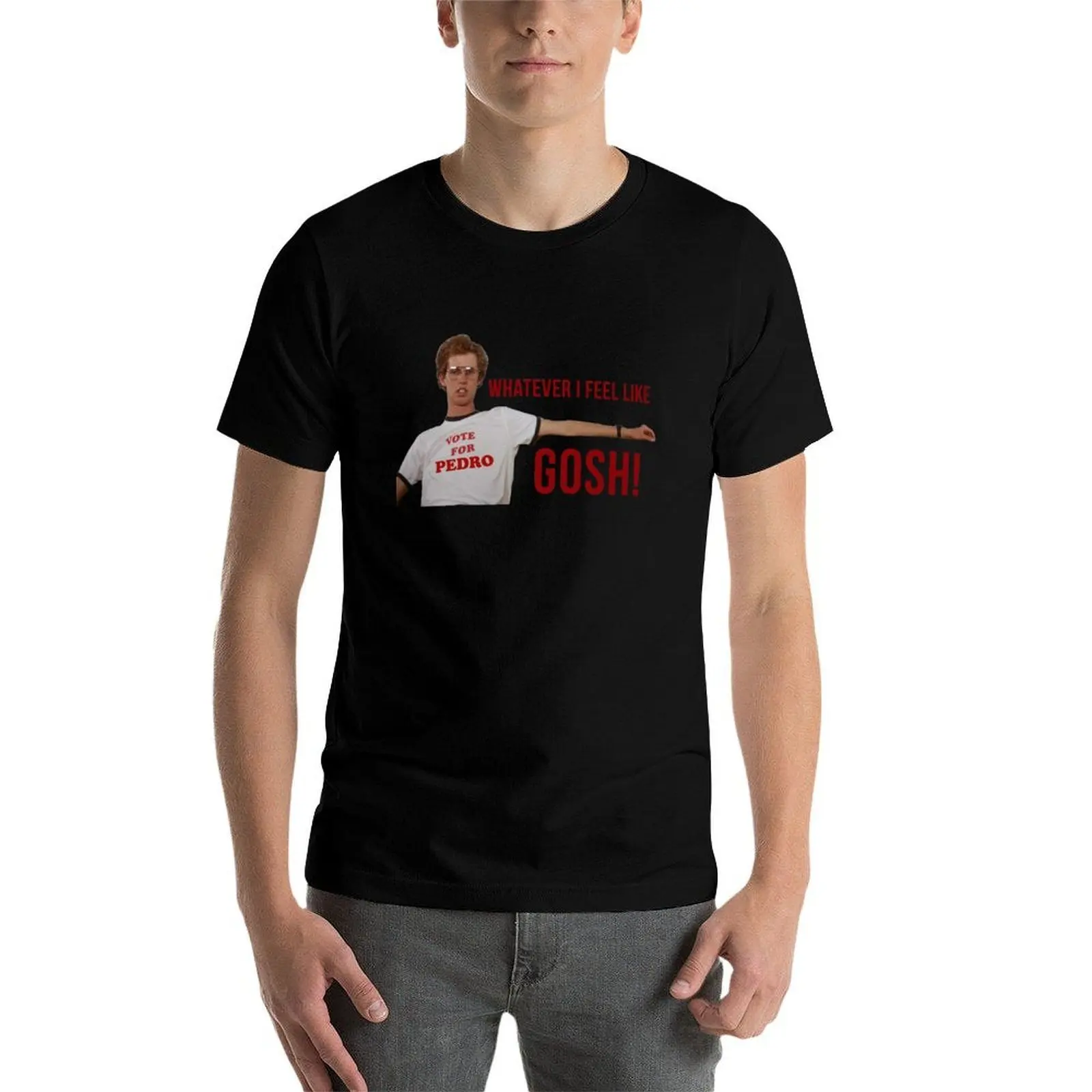 

Футболка Napoleon Dynamite, мужская футболка из хлопка, 100% футболки, дизайнерская футболка