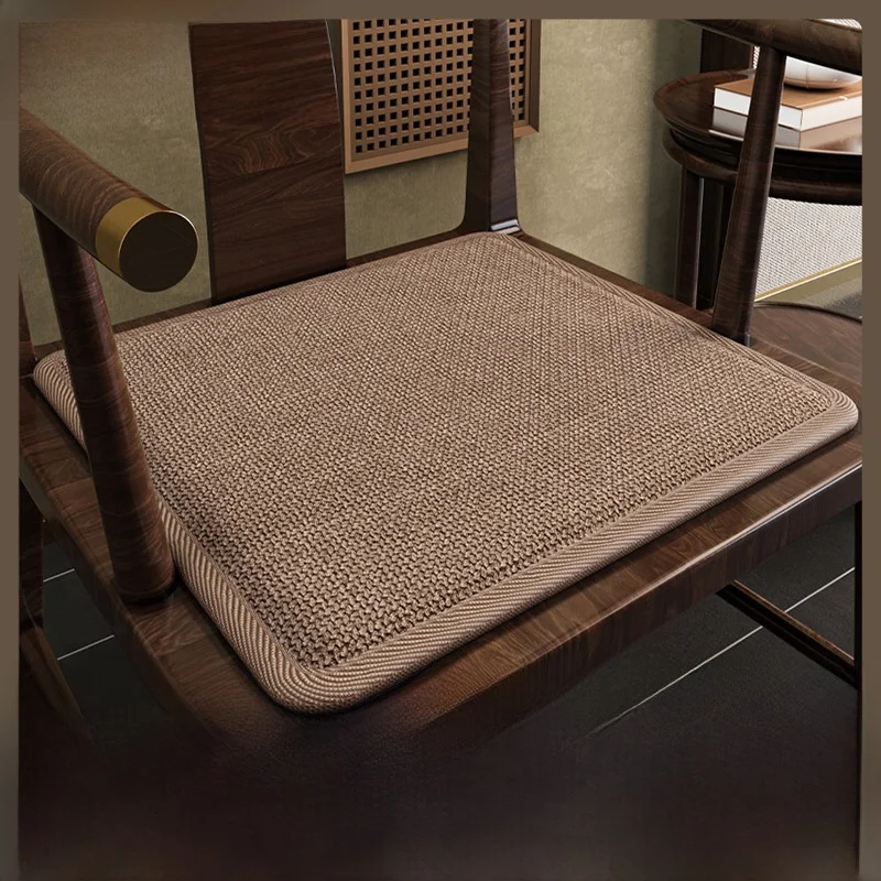 thickened-wooden-chair-pad-double-sided-cool-mat-anti-slip-sponge-cushion-for-long-time-sitting-summer-new-style-cotton