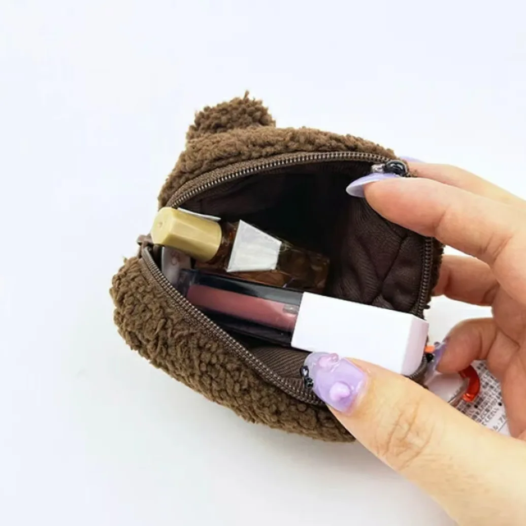 

Cartoon for mongqiiq Doll Headphone Bag Small Items Storage Cute Coin Purse Small Hanging Bag Lipstick Bag