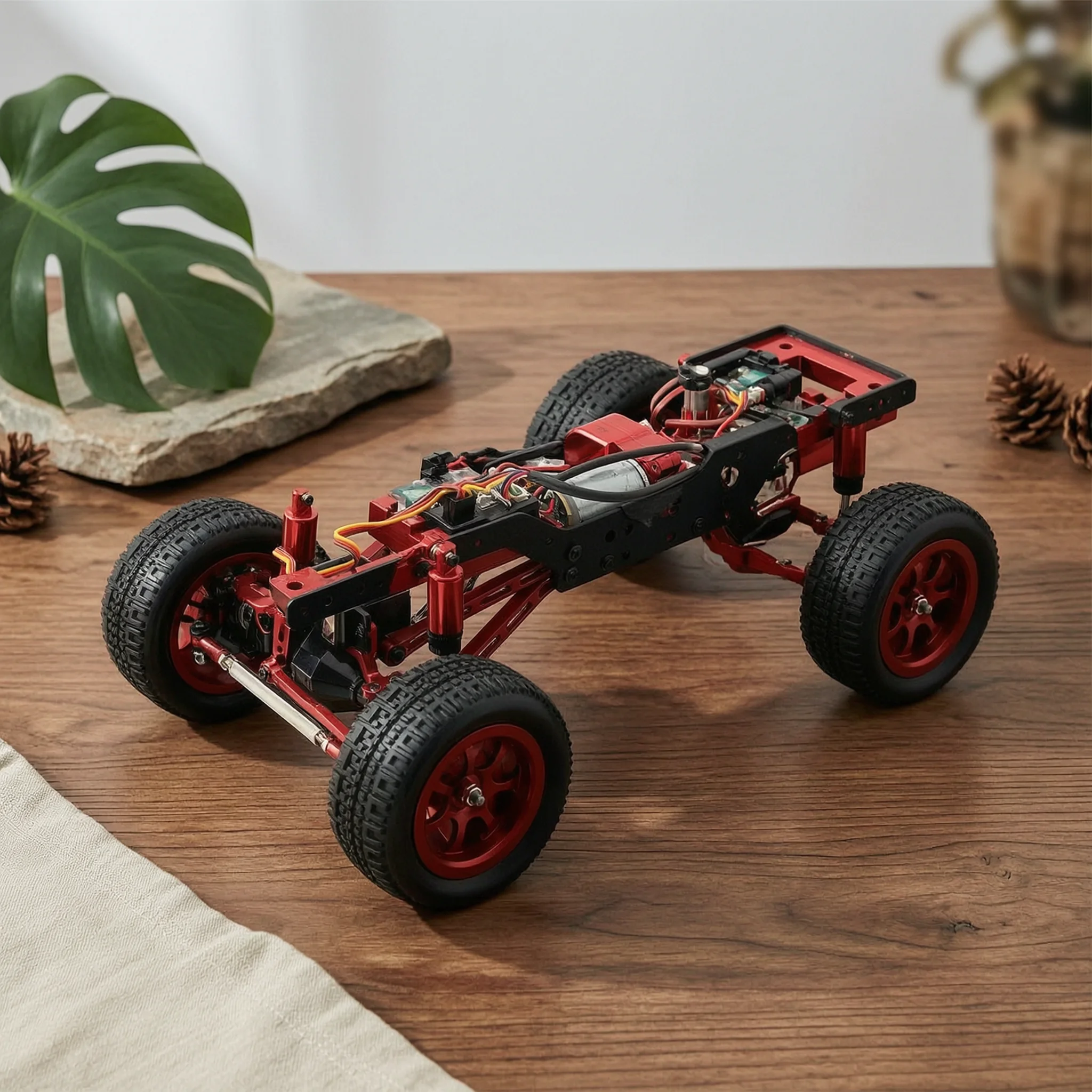 RC Car Damping System Kit Machined Suspension Parts Durable Shock Absorber Set Stable and Smooth for MN78 MN168 Outdoor Trails