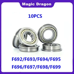 10PCS F696ZZ Fanged Bearings 6*15*5mm F692ZZ F693ZZ F694ZZ F695ZZ F696ZZ F697ZZ F698ZZ F699ZZ F693 F694 F695 F696 F697 F698 ZZ