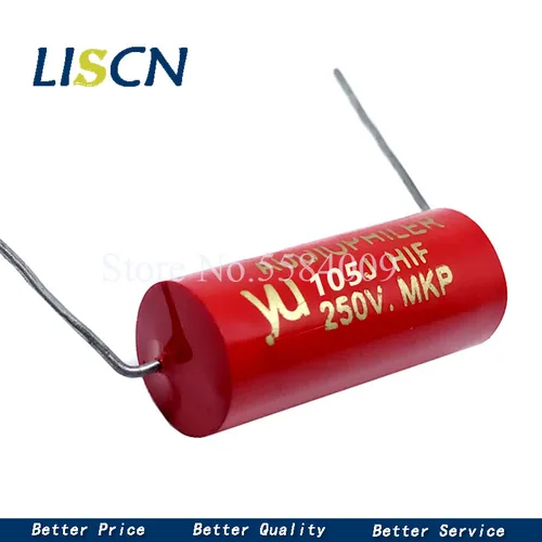 Imagen 2 del producto 2 uds 1 ~ 47UF altavoz divisor de frecuencia, condensador MKP infinito de alta frecuencia, 2,2/3,3/4,7/6,8/10UF250V