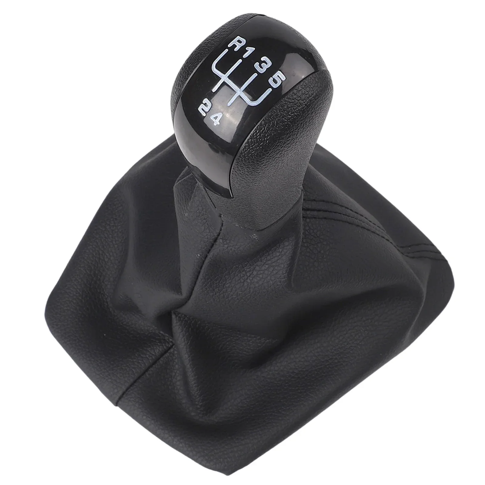 

5 Speed Gear Shift Knob with Leather Boot Compatible with For Skoda Octavia 2 A5 2004 2012 for Enhanced Driving Experience