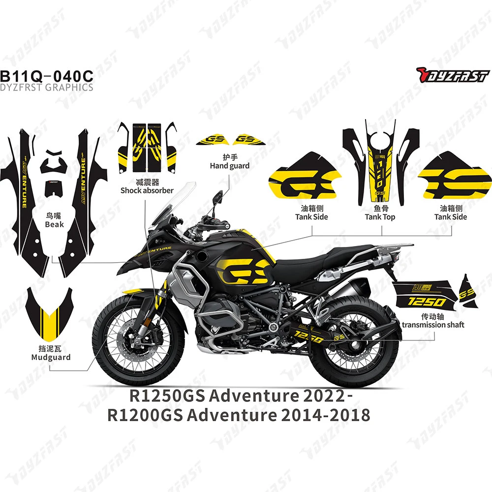 R1250GS R1200GS Adventure Accessories Para Moto Cover Motorcycle Anti Slip Oil Tank Pad offer graphic-kits and decals