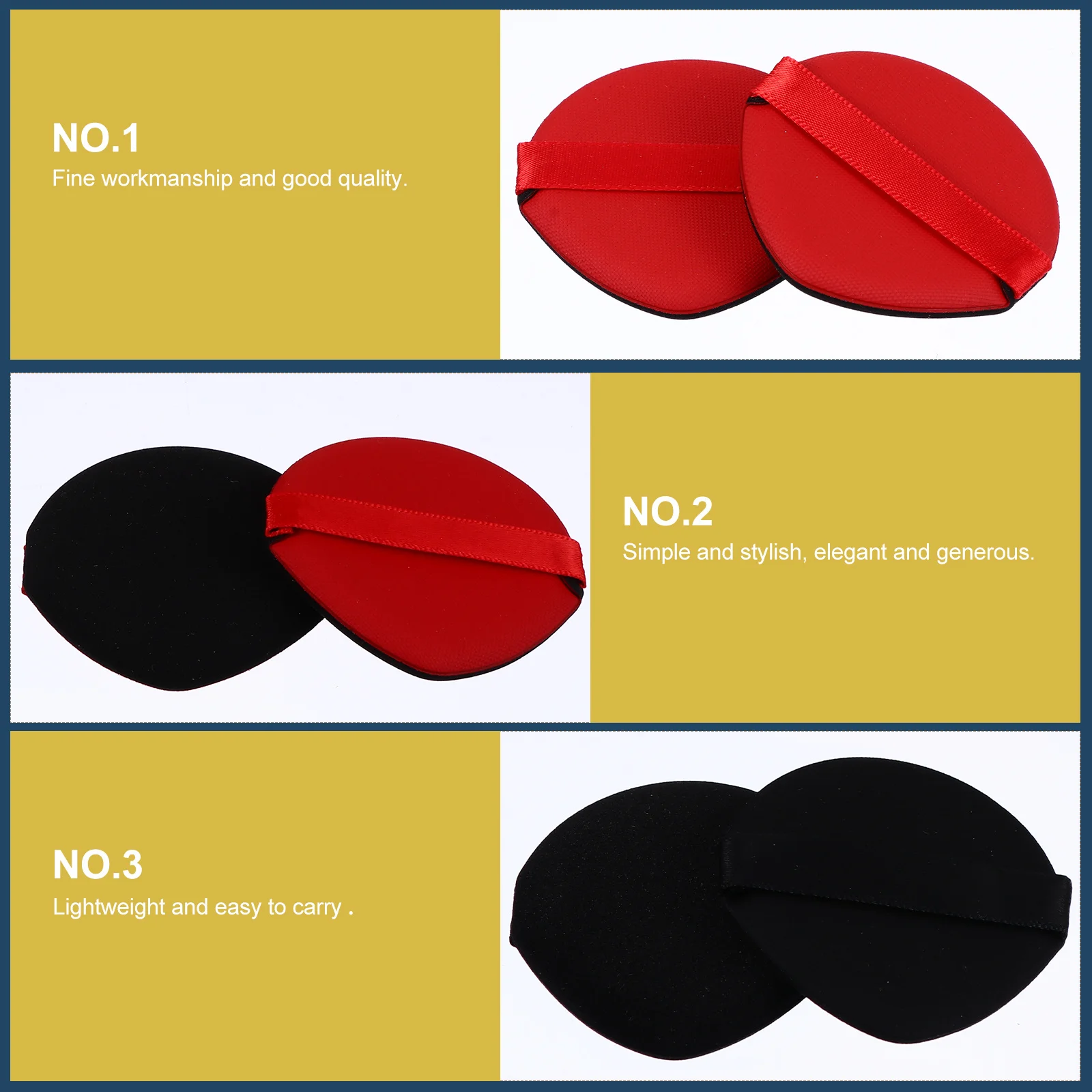 

9pcs Powder Puff Makeup Applicator For Liquid Foundation Cream Sunscreen Cushion Blush Pressed Loose Powder Washable Facial